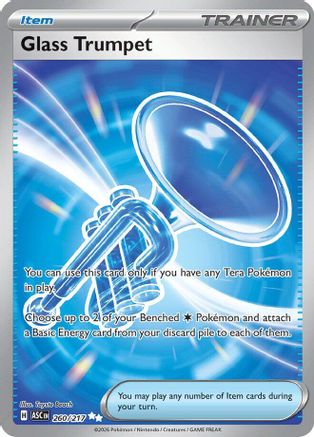 Image of Glass Trumpet 260/217  - Holofoil ME Ascended Heroes - Ultra Rare