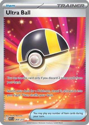 Image of Ultra Ball 264/217  - Holofoil ME Ascended Heroes - Ultra Rare