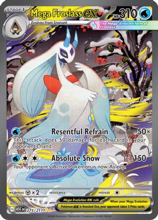 Image of Mega Froslass ex 275/217  - Holofoil ME Ascended Heroes - Special Illustration Rare