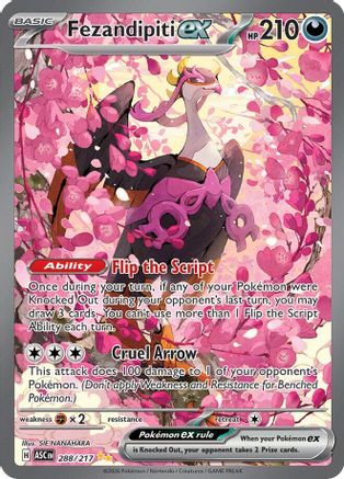 Image of Fezandipiti ex 288/217  - Holofoil ME Ascended Heroes - Special Illustration Rare