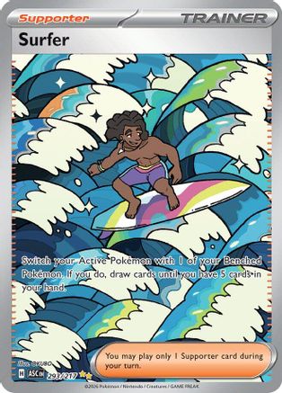 Image of Surfer 293/217  - Holofoil ME Ascended Heroes - Special Illustration Rare