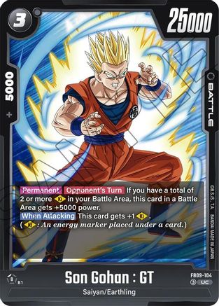 Image of Son Gohan : GT - FB09-104 (FB09-104) - Dual Evolution