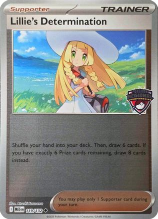 Image of Lillie's Determination (Regional Championships) 119  - Reverse Holofoil League & Championship Cards - Uncommon
