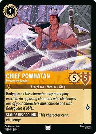 Image of Chief Powhatan - Protective Leader (11/204) - Winterspell