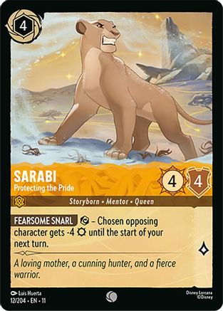 Image of Sarabi - Protecting the Pride (12/204) - Winterspell