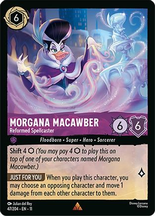 Image of Morgana Macawber - Reformed Spellcaster (47/204) - Winterspell Cold Foil