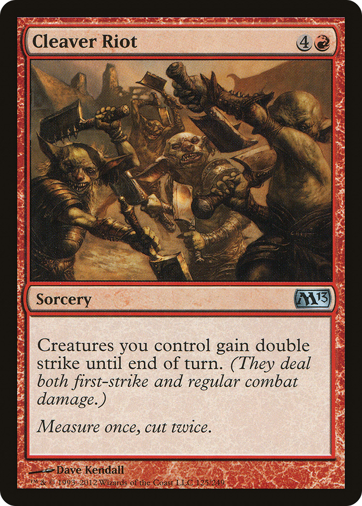 Image of Cleaver Riot (M13-125) - Magic 2013 Foil