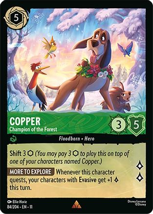 Image of Copper - Champion of the Forest (84/204) - Winterspell