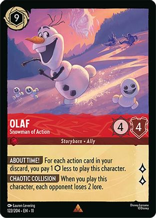 Image of Olaf - Snowman of Action (122/204) - Winterspell