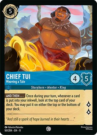 Image of Chief Tui - Weaving a Tale (161/204) - Winterspell