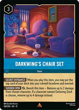Image of Darkwing's Chair Set (168/204) - Winterspell Cold Foil