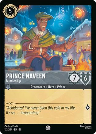 Image of Prince Naveen - Bundled Up (173/204) - Winterspell Cold Foil
