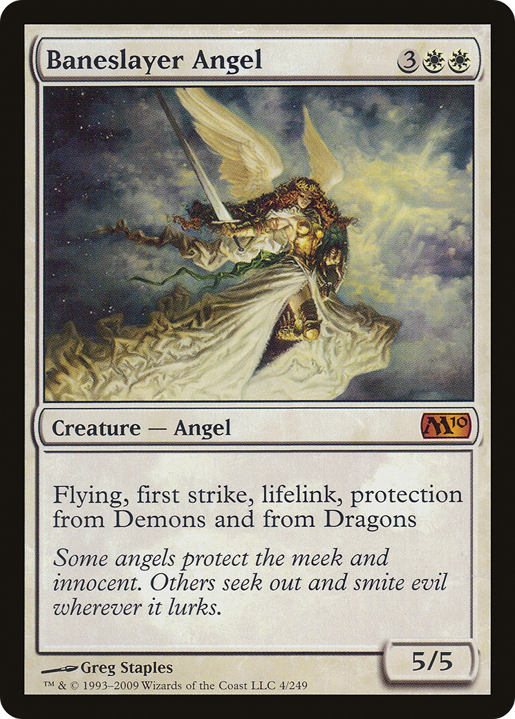 Image of Baneslayer Angel (M10-004) - Magic 2010