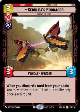 Image of Sebulba's Podracer - Taking the Lead (176/264) - A Lawless Time