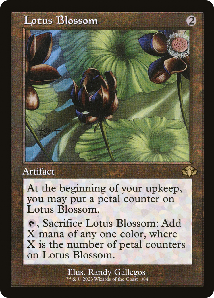 Image of Lotus Blossom (Retro Frame) (DMR-384) - Dominaria Remastered