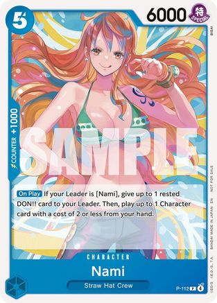 Image of Nami (Heroines Battle Pack) (P-112) - One Piece Promotion Cards