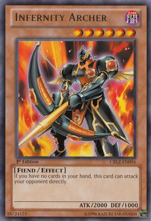 Image of Infernity Archer (CBLZ-EN094) - Cosmo Blazer Unlimited
