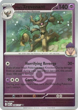 Image of Hop's Trevenant (Poke Ball) 096/217  - Reverse Holofoil ME Ascended Heroes - Rare