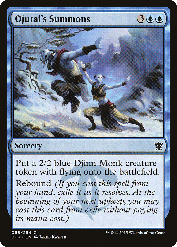 Image of Ojutai's Summons (DTK-068) - Dragons of Tarkir