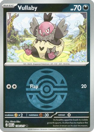 Image of Vullaby (Dusk Ball) 138  - Reverse Holofoil ME Ascended Heroes - Common