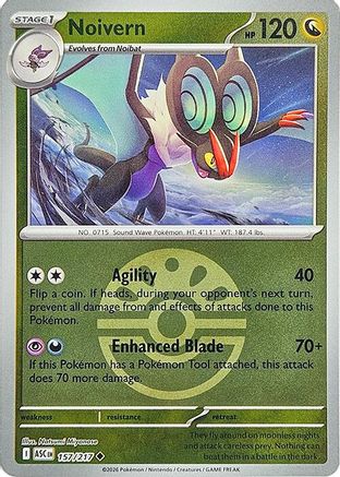 Image of Noivern (Friend Ball) 157  - Reverse Holofoil ME Ascended Heroes - Uncommon
