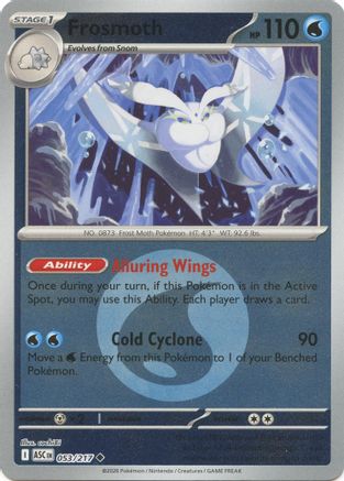 Image of Frosmoth (Energy Symbol Pattern) 053  - Reverse Holofoil ME Ascended Heroes - Uncommon
