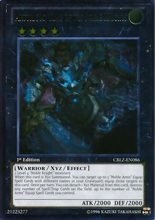 Image of Artorigus, King of the Noble Knights (UTR) (CBLZ-EN086) - Cosmo Blazer Unlimited