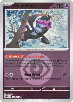 Image of Munkidori (Energy Symbol Pattern) 099  - Reverse Holofoil ME Ascended Heroes - Rare