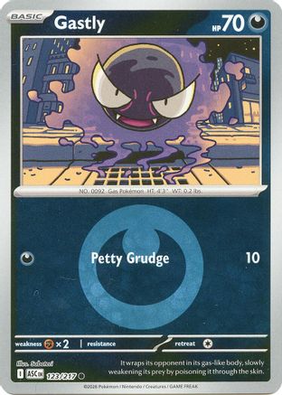 Image of Gastly (Energy Symbol Pattern) 123  - Reverse Holofoil ME Ascended Heroes - Common