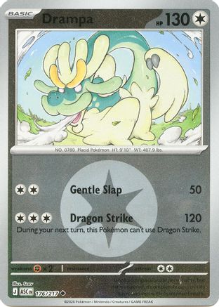 Image of Drampa (Energy Symbol Pattern) 176  - Reverse Holofoil ME Ascended Heroes - Uncommon