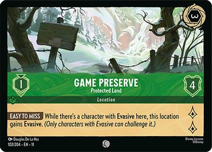 Image of Game Preserve - Protected Land (102/204) - Winterspell