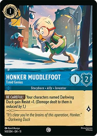 Image of Honker Muddlefoot - Timid Genius (143/204) - Winterspell