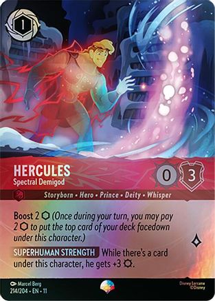 Image of Hercules - Spectral Demigod (Epic) (214/204) - Winterspell Holofoil