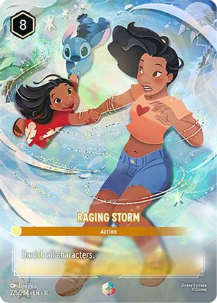 Image of Raging Storm (Enchanted) (225/204) - Winterspell Holofoil
