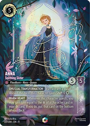 Image of Anna - Soothing Sister (Enchanted) (227/204) - Winterspell Holofoil