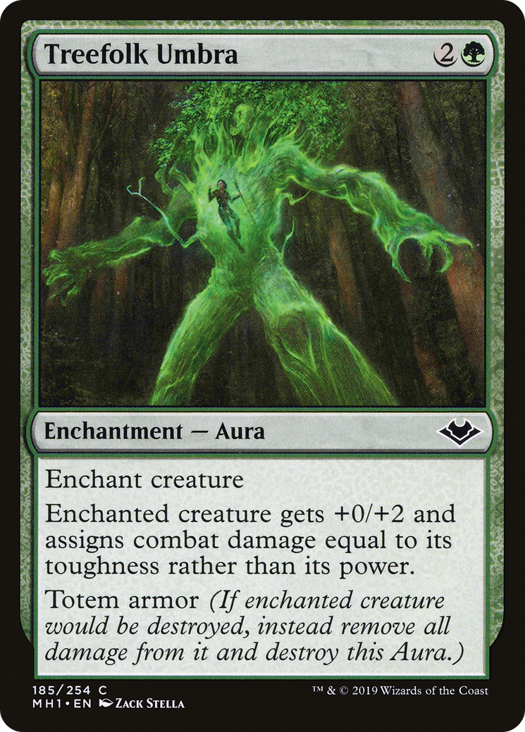 Image of Treefolk Umbra (MH1-185) - Modern Horizons Foil