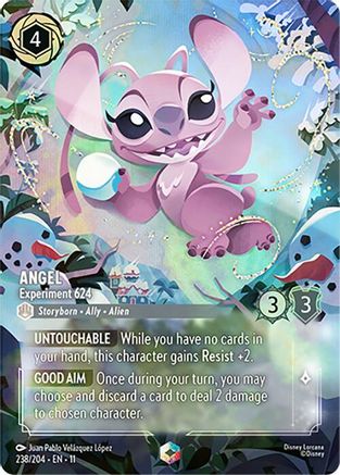 Image of Angel - Experiment 624 (Enchanted) (238/204) - Winterspell Holofoil
