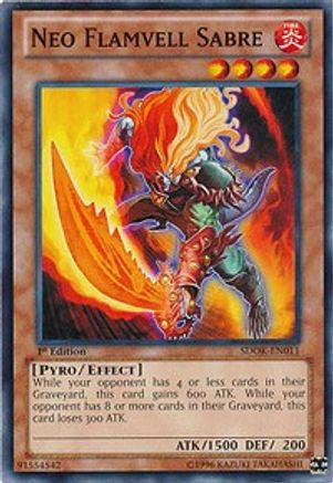 Image of Neo Flamvell Sabre (SDOK-EN011) - Structure Deck: Onslaught of the Fire Kings 1st Edition