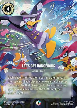 Image of Let's Get Dangerous (Enchanted) (240/204) - Winterspell Holofoil