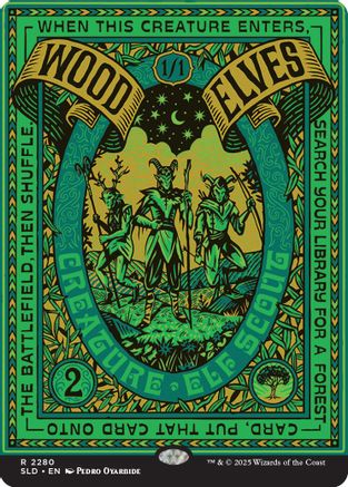 Image of Wood Elves (2280) (SLD-2280) - Secret Lair Drop Series Foil