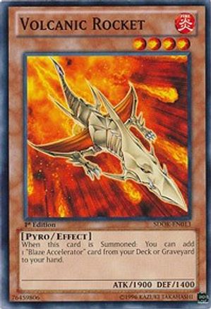 Image of Volcanic Rocket (SDOK-EN013) - Structure Deck: Onslaught of the Fire Kings 1st Edition