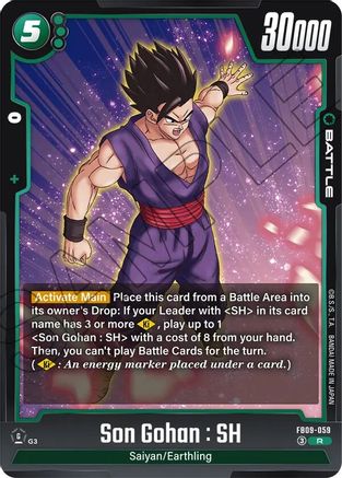 Image of Son Gohan : SH - FB09-059 (FB09-059) - Dual Evolution Holofoil