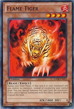 Image of Flame Tiger (SDOK-EN019) - Structure Deck: Onslaught of the Fire Kings 1st Edition