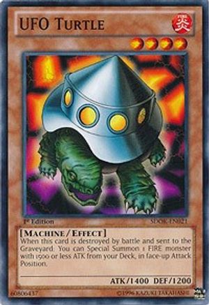 Image of UFO Turtle (SDOK-EN021) - Structure Deck: Onslaught of the Fire Kings 1st Edition