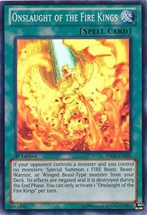 Image of Onslaught of the Fire Kings (SDOK-EN022) - Structure Deck: Onslaught of the Fire Kings 1st Edition
