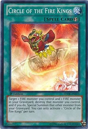 Image of Circle of the Fire Kings (SDOK-EN023) - Structure Deck: Onslaught of the Fire Kings 1st Edition