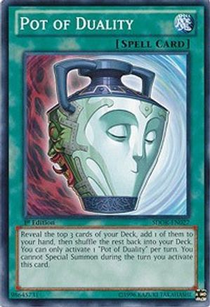 Image of Pot of Duality (SDOK-EN027) - Structure Deck: Onslaught of the Fire Kings 1st Edition