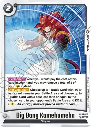 Image of Big Bang Kamehameha (FB09-120) - Dual Evolution Holofoil
