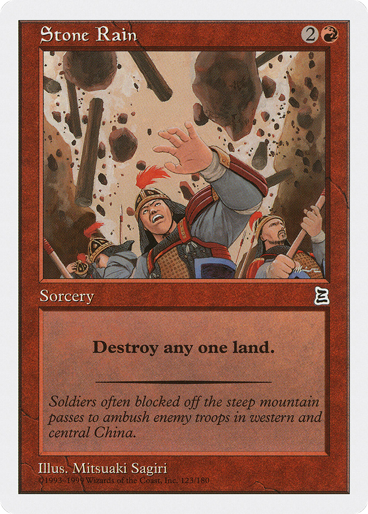 Image of Stone Rain (PTK-123) - Portal Three Kingdoms