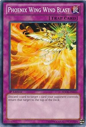 Image of Phoenix Wing Wind Blast (SDOK-EN033) - Structure Deck: Onslaught of the Fire Kings 1st Edition